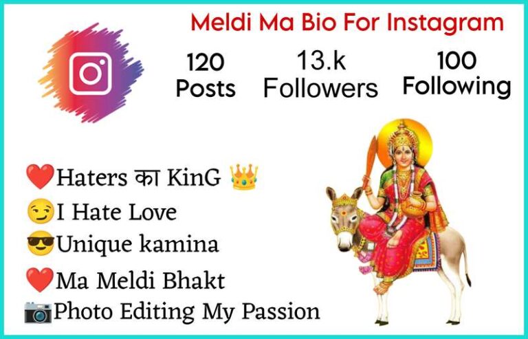 Instagram Bio Meldi Ma