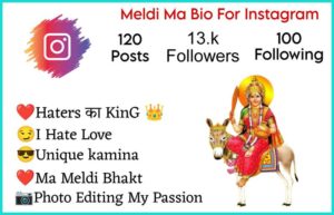 Meldi Ma Bio For Instagram 