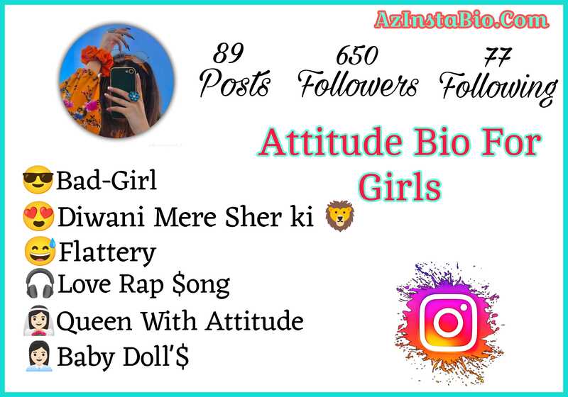 Instagram Bio For Girls Attitude 