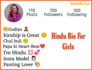 Hindu Bio For Instagram For Girls 