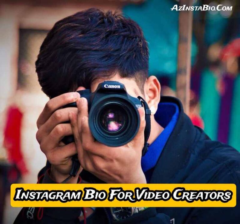 Instagram Bio For Video Creators