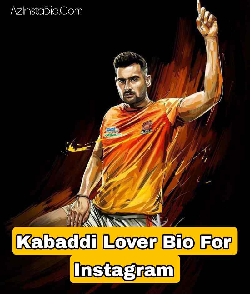 Kabaddi Lover Bio For Instagram 