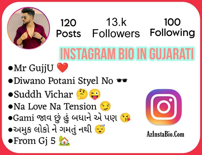 Instagram Bio In Gujarati