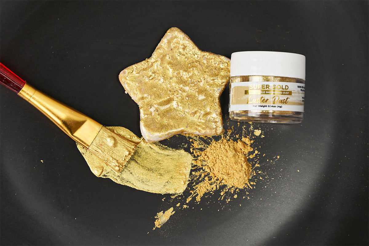 Dry Brushing vs. Painting How to Master Edible Luster Dust Applications